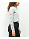 A.LAB Dita Rainbow Grey Crop Long Sleeve T-Shirt - Thumbnail image 4 of 4