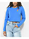 A.LAB Dita The Wizard Blue Crop Long Sleeve T-Shirt - Thumbnail image 2 of 3