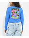 A.LAB Dita The Wizard Blue Crop Long Sleeve T-Shirt - Thumbnail image 1 of 3