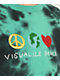 A.LAB Dita Visualize Peace Black & Blue Long Sleeve Tie-Dye Crop T-Shirt - Thumbnail image 5 of 5