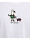 A.LAB Duck Grind Don't Stop White T-Shirt - Thumbnail image 2 of 2