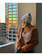 A.LAB Ellison Motif Embroidered White Beanie - Thumbnail image 1 of 2