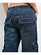 A.LAB Ether Blue Cargo Loose Jeans - Thumbnail image 7 of 9