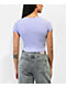 A.LAB Feelin Cute Lavender Crop T-Shirt - Thumbnail image 3 of 3