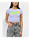 A.LAB Feelin Cute Lavender Crop T-Shirt - Thumbnail image 1 of 3