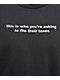 A.LAB File Taxes Black T-Shirt - Thumbnail image 2 of 2