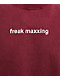 A.LAB Freak Maxxing Red Wash Boxy T-Shirt - Thumbnail image 2 of 3
