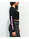 A.LAB Freckle Anime Eyes Black Crop Long Sleeve T-Shirt - Thumbnail image 4 of 7