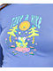 A.LAB Freckle Take A Hike Blue Long Sleeve Crop T-Shirt - Thumbnail image 2 of 2