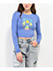 A.LAB Freckle Take A Hike Blue Long Sleeve Crop T-Shirt - Thumbnail image 1 of 2