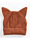 A.LAB Fuzzy Fox Brown Beanie - Thumbnail image 2 of 2