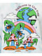 A.LAB Gayle Balance Is Key Blue Tie Dye Long Sleeve Crop T-Shirt - Thumbnail image 4 of 5