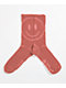A.LAB Huzzle Red Fuzzy Crew Socks - Thumbnail image 3 of 3