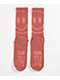 A.LAB Huzzle Red Fuzzy Crew Socks - Thumbnail image 2 of 3