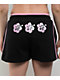 A.LAB Jana Hibiscus Black Sweat Shorts - Thumbnail image 4 of 4