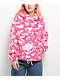A.LAB Kadley Pink Tulle & Carmine Rose Sherpa Hoodie - Thumbnail image 1 of 3