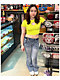 A.LAB Katrina Green Crop T-Shirt - Thumbnail image 4 of 4