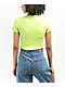 A.LAB Katrina Green Crop T-Shirt - Thumbnail image 2 of 3