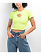 A.LAB Katrina Green Crop T-Shirt - Thumbnail image 1 of 3