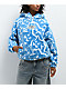 A.LAB Kendallie Star Eyes Blue Fleece Hoodie - Thumbnail image 1 of 4