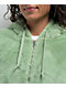 A.LAB Kendra Frog Green Sherpa Half Zip Hoodie - Thumbnail image 3 of 6