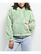 A.LAB Kendra Frog Green Sherpa Half Zip Hoodie - Thumbnail image 1 of 6