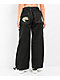 A.LAB Leo Y2K Rave Black Wide Leg Cargo Pants - Thumbnail image 2 of 9