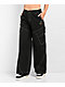 A.LAB Leo Y2K Rave Black Wide Leg Cargo Pants - Thumbnail image 1 of 9