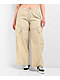 A.LAB Leo Y2K Rave Natural Wide Leg Cargo Pants - Thumbnail image 4 of 12