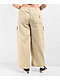 A.LAB Leo Y2K Rave Natural Wide Leg Cargo Pants - Thumbnail image 5 of 12