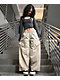 A.LAB Leo Y2K Rave Natural Wide Leg Cargo Pants - Thumbnail image 10 of 12