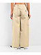 A.LAB Leo Y2K Rave Natural Wide Leg Cargo Pants - Thumbnail image 2 of 12