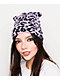 A.LAB Leopard Lavender Beanie - Thumbnail image 2 of 2