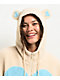 A.LAB Lydia Teddy Heart White & Blurple Sherpa Zip Hoodie - Thumbnail image 3 of 5