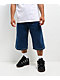 A.LAB Mega Rave Dark Blue Denim Skate Shorts - Thumbnail image 2 of 9