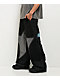 A.LAB Mega Star Contrast Black Baggy Jeans - Thumbnail image 6 of 7
