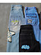 A.LAB Mega Star Contrast Black Baggy Jeans - Thumbnail image 7 of 7