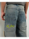 A.LAB Mega Star Patch Medium Blue Wash Jeans - Thumbnail image 6 of 9