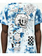 A.LAB Never Grow Up Blue & White Tie Dye T-Shirt - Thumbnail image 3 of 3