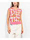 A.LAB Noire Pink Crop Sweater Vest - Thumbnail image 4 of 5
