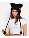 A.LAB Opalina Black Cat Flap Beanie - Thumbnail image 2 of 2