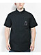A.LAB Otaku Anime Eyes Black Short Sleeve Button Up Shirt - Thumbnail image 2 of 3