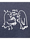 A.LAB Pass The Seed Navy Crop T-Shirt - Thumbnail image 2 of 2