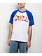A.LAB Pixel White & Blue Raglan T-Shirt - Thumbnail image 1 of 4