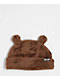 A.LAB Plushy Bear Brown Beanie - Thumbnail image 1 of 2