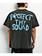 A.LAB Protect Thy Squad Black Wash T-Shirt - Thumbnail image 2 of 4