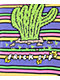 A.LAB Quinnie Frick Off Purple Stripe Crop T-Shirt - Thumbnail image 4 of 4