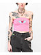 A.LAB Rayne Angel Heart Pink Tube Top - Thumbnail image 4 of 4