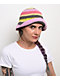 A.LAB RomCom Stripe Crochet Bucket Hat - Thumbnail image 2 of 4