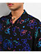 A.LAB Skip Floral Black Short Sleeve Button Up Shirt - Thumbnail image 3 of 3